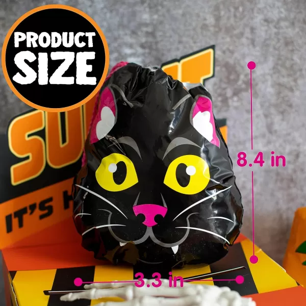 JOYIN 72PCS Halloween Drawstring Goody Bags for Halloween Treats Bags Trick or Treat Bags Goodie Candy Gift Bags Bulk for Kids Trick or Treating Halloween Party Favors Supplies