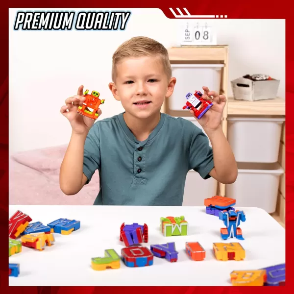 JOYIN Alphabet Robots Toys for Kids ABC Learning Toys Alphabots Letters Toddlers Education Toy Carnival Prizes Christmas Toys Treasure Box and Prize for Classroom