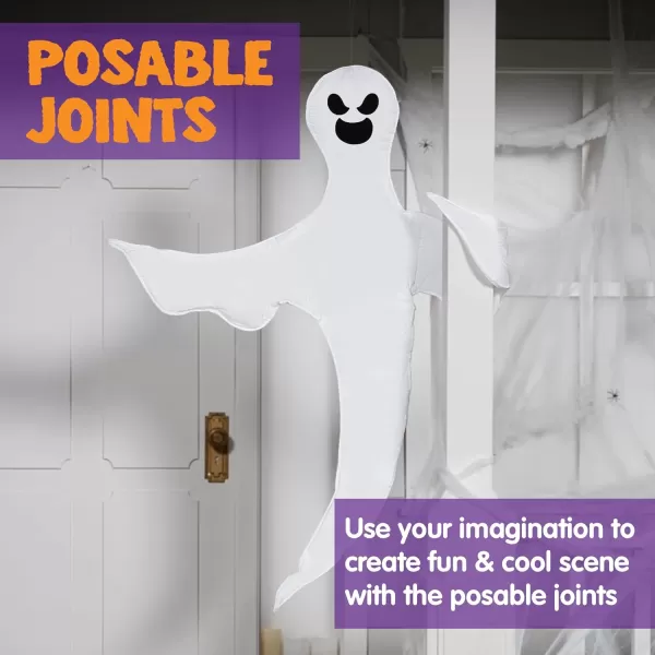 JOYIN Halloween Tree Wrap Ghost Decoration Cute Design Decor for Outdoor Lawn Party SuppliesAngry