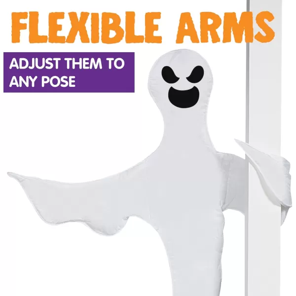JOYIN Halloween Tree Wrap Ghost Decoration Cute Design Decor for Outdoor Lawn Party SuppliesAngry