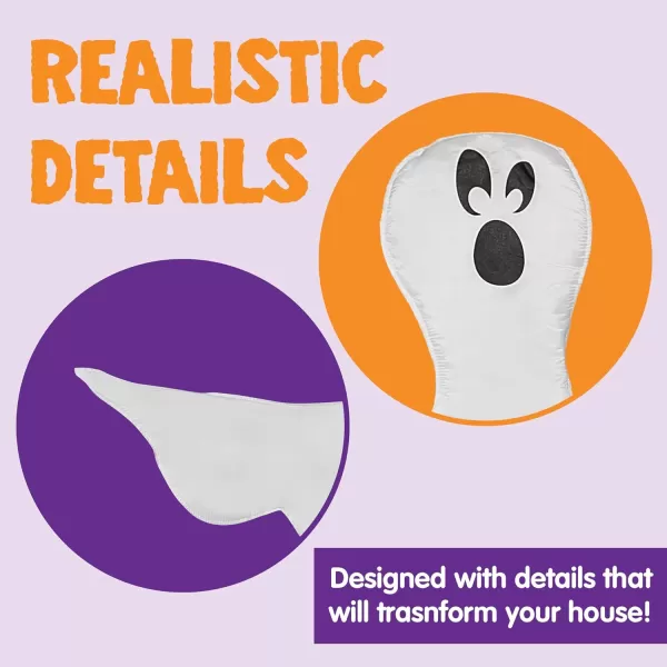 JOYIN Halloween Tree Wrap Ghost Decoration Cute Design Decor for Outdoor Lawn Party SuppliesCute