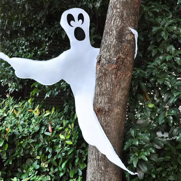 JOYIN Halloween Tree Wrap Ghost Decoration Cute Design Decor for Outdoor Lawn Party SuppliesCute