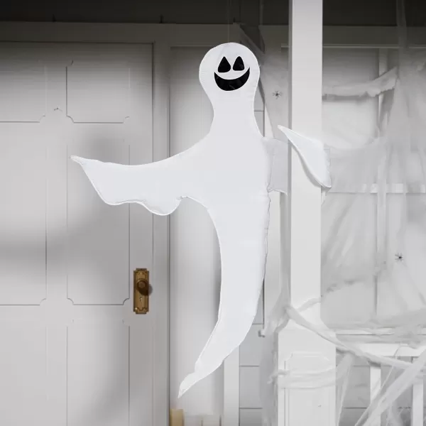 JOYIN Halloween Tree Wrap Ghost Decoration Cute Design Decor for Outdoor Lawn Party SuppliesSmile