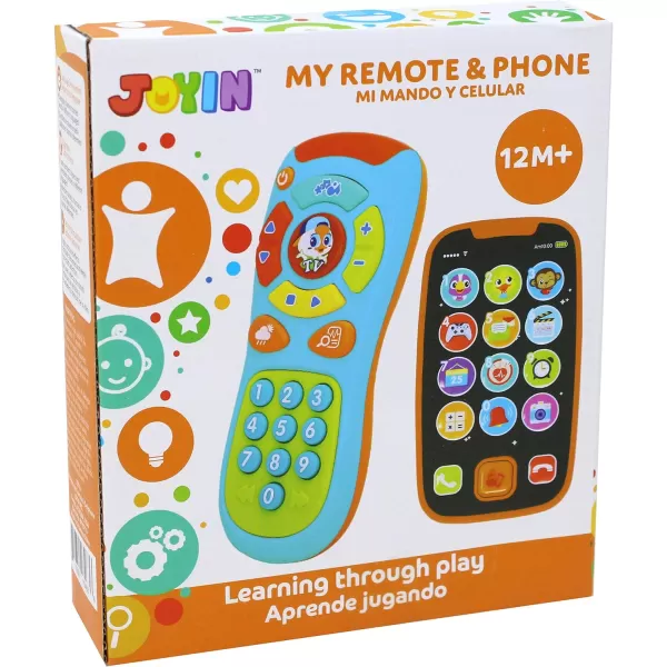JOYIN Smartphone Toys for Baby Remote Control Baby Phone with Music Baby Learning Toy Christmas Birthday Gifts for Baby Infants Kids Boys and Girls Holiday Stuffers PresentOrange