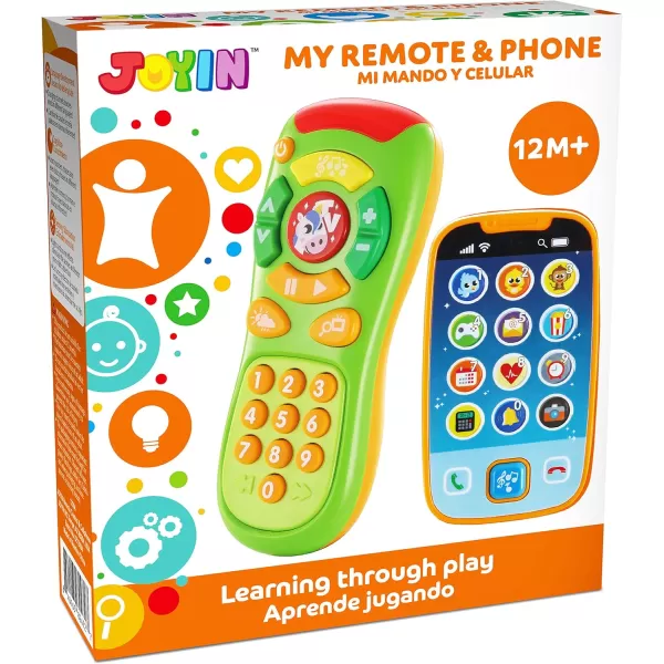 JOYIN Smartphone Toys for Baby Remote Control Baby Phone with Music Baby Learning Toy Christmas Birthday Gifts for Baby Infants Kids Boys and Girls Holiday Stuffers PresentGreen