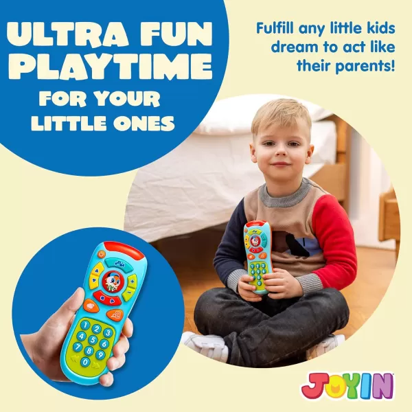 JOYIN Smartphone Toys for Baby Remote Control Baby Phone with Music Baby Learning Toy Christmas Birthday Gifts for Baby Infants Kids Boys and Girls Holiday Stuffers PresentOrange