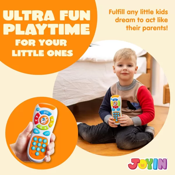 JOYIN Smartphone Toys for Baby Remote Control Baby Phone with Music Baby Learning Toy Christmas Birthday Gifts for Baby Infants Kids Boys and Girls Holiday Stuffers PresentWhite