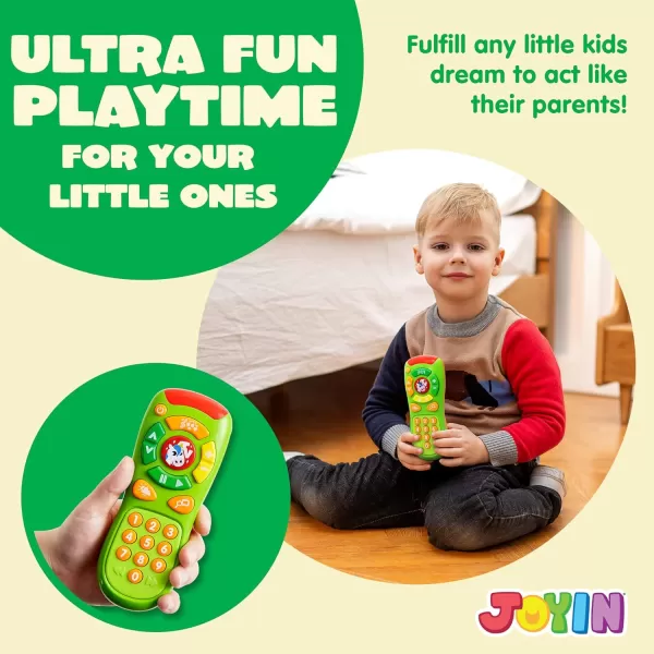 JOYIN Smartphone Toys for Baby Remote Control Baby Phone with Music Baby Learning Toy Christmas Birthday Gifts for Baby Infants Kids Boys and Girls Holiday Stuffers PresentGreen