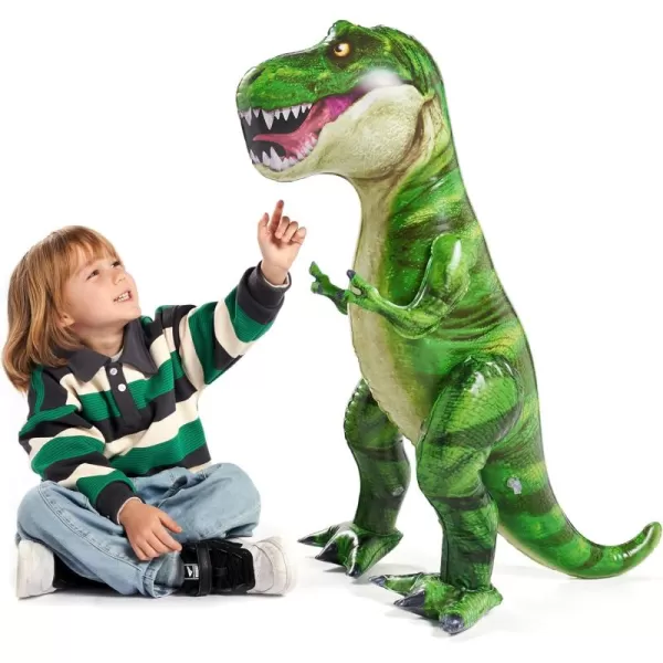 JOYIN 37 TRex Dinosaur Inflatable for Party Decorations Tyrannosaurus Rex Inflatable Dinosaur Toy Dinosaur Birthday Party Gift for Kids and Adults