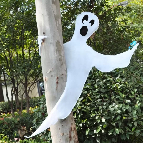 JOYIN Halloween Tree Wrap Ghost Decoration Cute Design Decor for Outdoor Lawn Party SuppliesCute