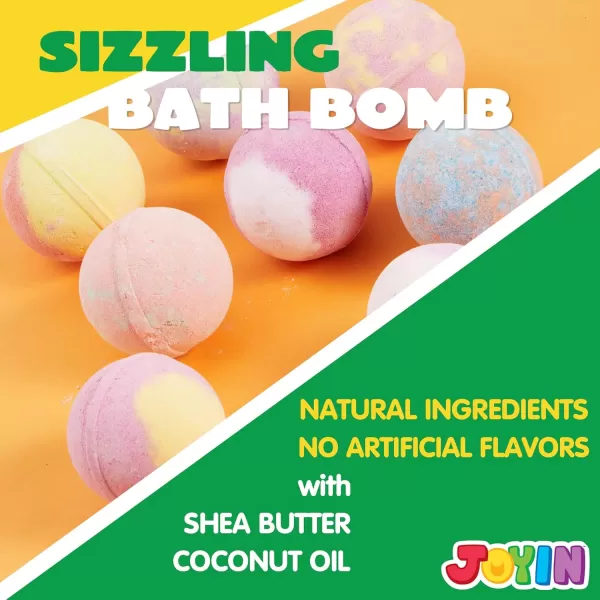 8 Pack Bubble Bath Bombs for Kids with Mochi Squishy Toy Surprise Toy Inside Natural Essential Oil SPA Bath Fizzies Set Kids Safe Party Favors for Boys and GirlsMochi Squishy