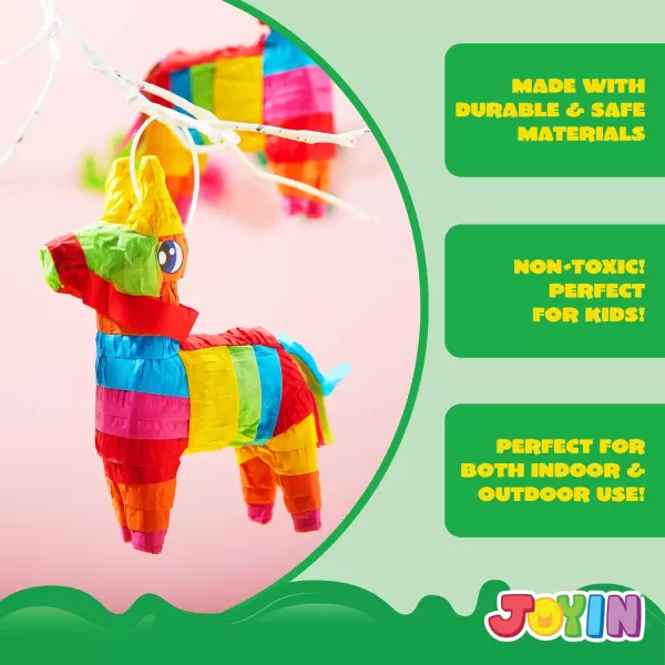Cinco De Mayo 8 pcs Mini Donkey Pinatas 57quotx75quot Rainbow Color for Fun Fiesta Taco Party Supplies Luau Event Photo Props Mexican Theme Decoration Carnivals Festivals Taco Tuesday Event