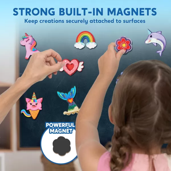 JOYIN 12 Wooden Magnet Creativity Arts ampamp Crafts Painting Kit for Kids Decorate Your Own Painting Gift for Easter Basket Stuffers Birthday Parties and Family Crafts Party Favors for Boys GirlsFantasy