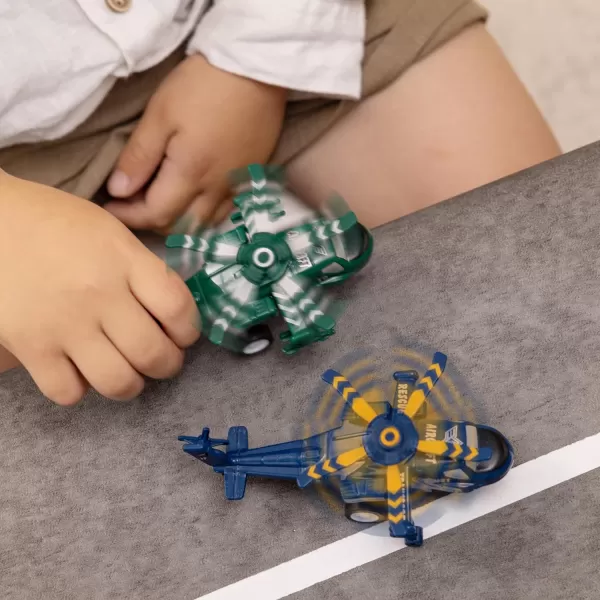 JOYIN 16 Pcs Pull Back Airplane Toys Boys Plane Playset Aircraft Incl Helicopter Toys Fighter Jet Toys Bomber Toys Biplane Toy Gifts for Toddler Kids 3 Years Old Kids Presents Toys