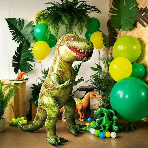 JOYIN 62 Giant TRex Dinosaur Inflatable for Party Decorations Birthday Party Gift for Kids and Adults Dinosaur Pool Toys Over 5Ft Tall