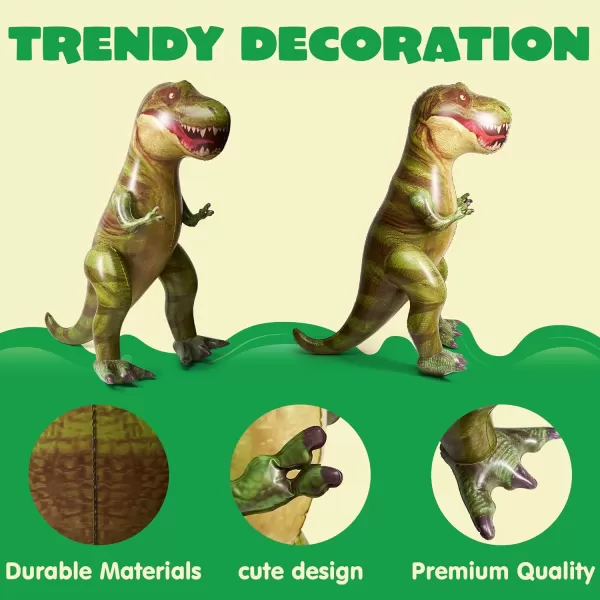 JOYIN 62 Giant TRex Dinosaur Inflatable for Party Decorations Birthday Party Gift for Kids and Adults Dinosaur Pool Toys Over 5Ft Tall