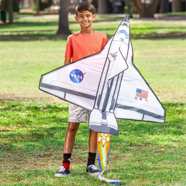 JOYIN Spaceship Kite Easy to Fly Huge Kites for Kids and Adults with 2625 ft Kite String Large Beach Kite for Outdoor Games and Activities
