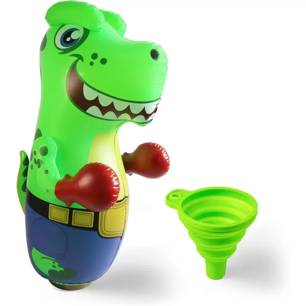 JOYIN Inflatable TRex Dinosaur Bopper 47 Inches Bop Bag Inflatable Punching Toy Kids Punching Bag with BounceBack Action
