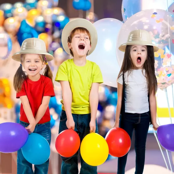 JOYIN 24 Pcs Safari Party HatsJungle Theme Animals Explorer Party Hat for Kids Dress Up Themed Birthday Party and Safari Dress Up