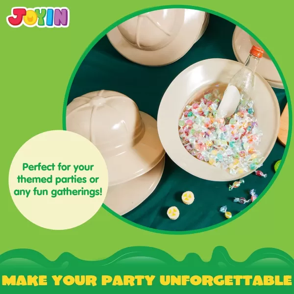 JOYIN 24 Pcs Safari Party HatsJungle Theme Animals Explorer Party Hat for Kids Dress Up Themed Birthday Party and Safari Dress Up