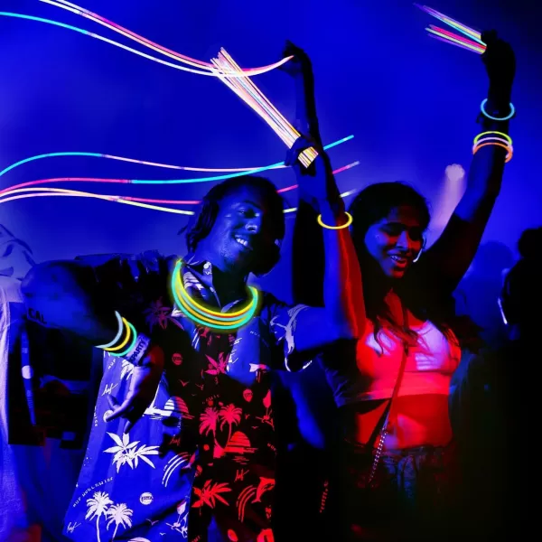 JOYIN 300 Pack Glow Sticks 100ct 22 Glow Necklaces and 200 Pcs 8quot Glow Sticks Bulk with 300 Pcs Connectors Glow in The Dark Party Supplies Neon Light Up Halloween Party Favors
