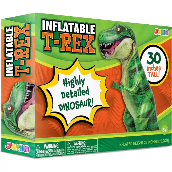 JOYIN 30quot TRex Inflatable Dinosaur Toy Party Decorations Birthday Gifts for Kids ampamp Adults