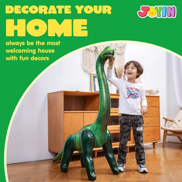 JOYIN 51quot Brachiosaurus Inflatable Dinosaur Toy for Party Decorations Birthday Party Gift Gift for Kids and Adults