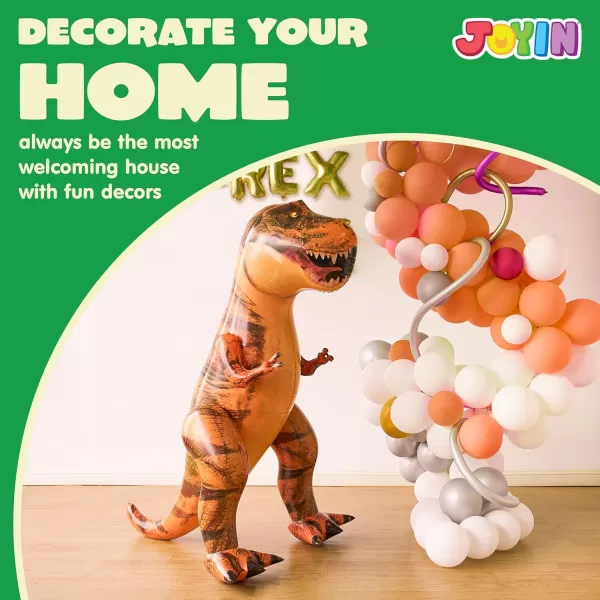 JOYIN TRex Dinosaur Inflatable 63 Tyrannosaurus Rex Inflatable Dinosaur Toy for Party Decorations Dinosaur Birthday Party Gift for Kids and Adults