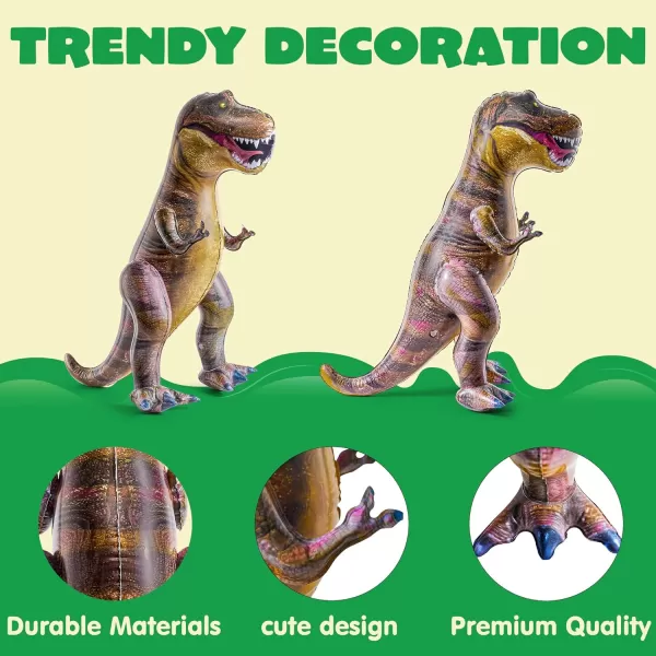 JOYIN TRex Dinosaur Inflatable Tyrannosaurus Rex Inflatable Dinosaur Toy for Party Decorations 30quot Dinosaur Birthday Party Gift for Kids and Adults