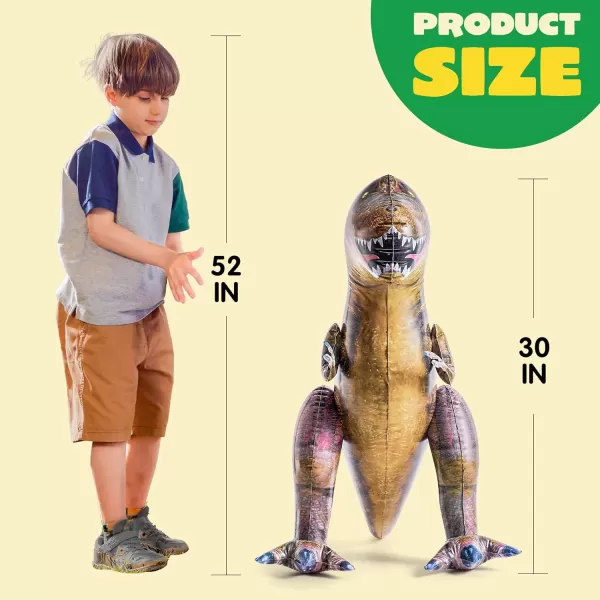 JOYIN TRex Dinosaur Inflatable Tyrannosaurus Rex Inflatable Dinosaur Toy for Party Decorations 30quot Dinosaur Birthday Party Gift for Kids and Adults