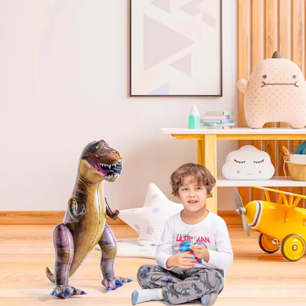 JOYIN TRex Dinosaur Inflatable Tyrannosaurus Rex Inflatable Dinosaur Toy for Party Decorations 30quot Dinosaur Birthday Party Gift for Kids and Adults
