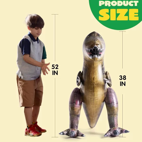JOYIN TRex Dinosaur Inflatable Tyrannosaurus Rex Inflatable Dinosaur Toy for Party Decorations 38quot Dinosaur Birthday Party Gift for Kids and Adults