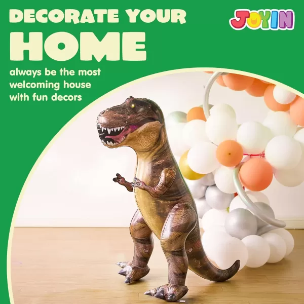 JOYIN TRex Dinosaur Inflatable Tyrannosaurus Rex Inflatable Dinosaur Toy for Party Decorations 38quot Dinosaur Birthday Party Gift for Kids and Adults