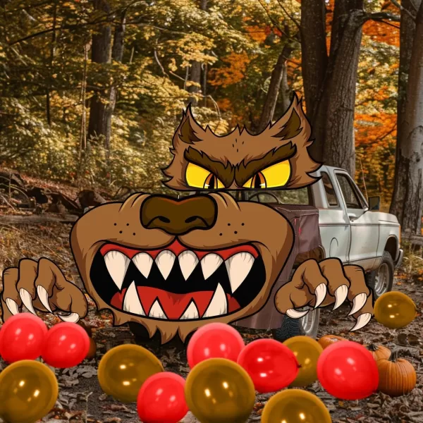JOYIN Halloween Werewolf Trunk or Treat Car Decorations Kit for SUV Truck Halloween Decorations Outdoor Decor Vehicle Pickup Van Party Supplies Balloons Door Archway Entryway Haunted House Scary