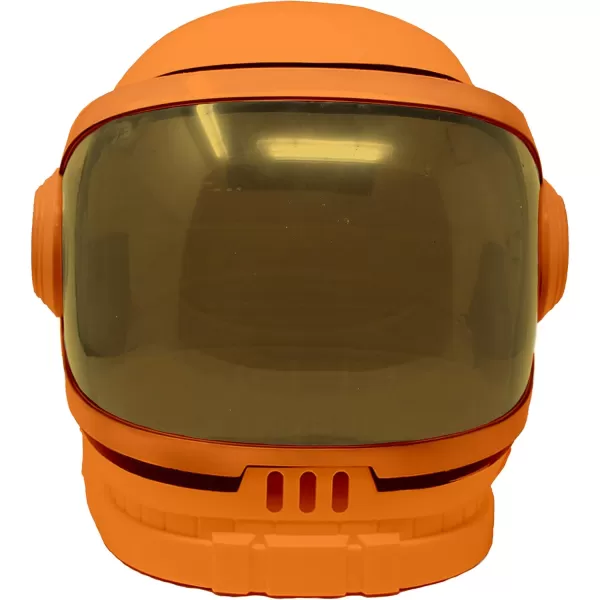 Spooktacular Creations Astronaut Helmet for Kids with Movable Visor Pretend Role Play Accessory Toy Set Halloween CostumesOrange