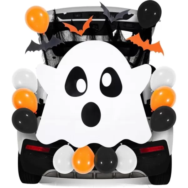 JOYIN Halloween Trunk Or Treat Car Decorations Kit for SUV Outdoor 2  Haunted House Trunk Archway Car Garage Lawn Balloons