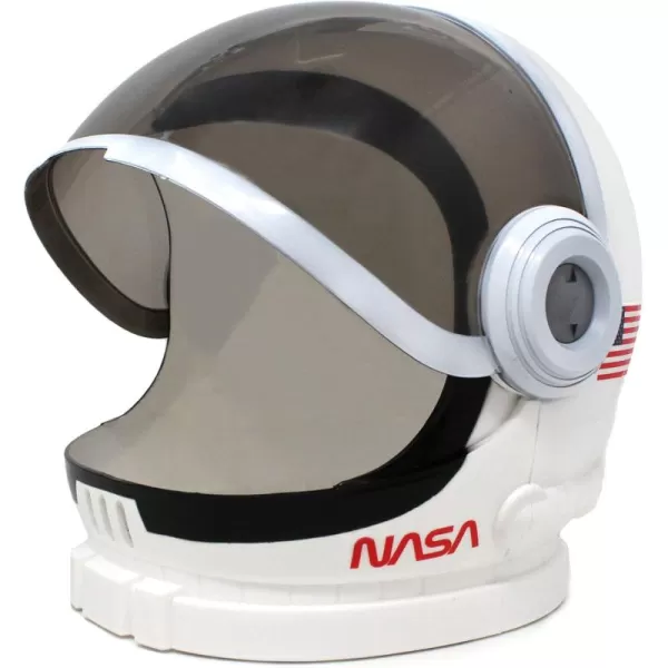Spooktacular Creations Astronaut Helmet for Kids with Movable Visor Pretend Role Play Accessory Toy Set Halloween CostumesWhite