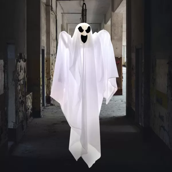 JOYIN 3 Pack Halloween Party Decoration 275quot Hanging Ghosts Cute Flying Ghost for Front Yard Patio Lawn Garden Party Dcor and Holiday DecorationsScary Ghost