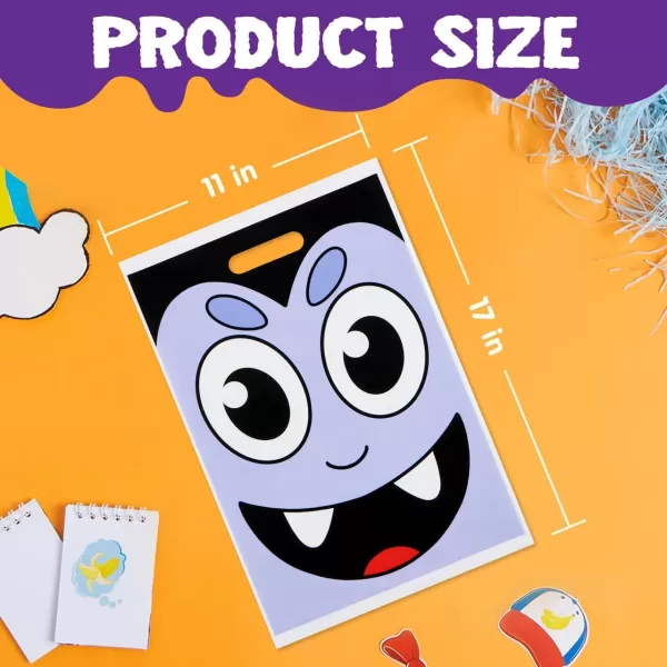 JOYIN 72 Pcs Halloween Goodie Bags for TrickorTreating Halloween Snacks Halloween Party Favors Event Party Favor Supplies Halloween Trick or Treat Bags Classroom Goody Bags