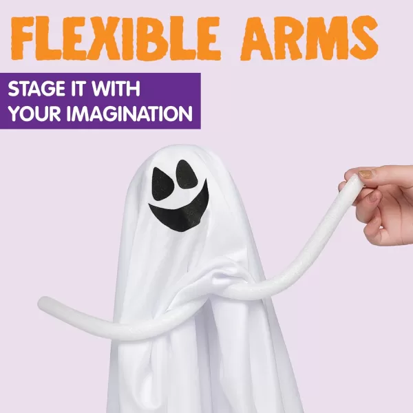 JOYIN Halloween Hanging Ghosts4 Pack Two in 355 and Two in 275 for Halloween Party Decoration Cute Flying Ghost for Front Yard Patio Lawn Garden Party Dcor and Halloween Hanging Decorations