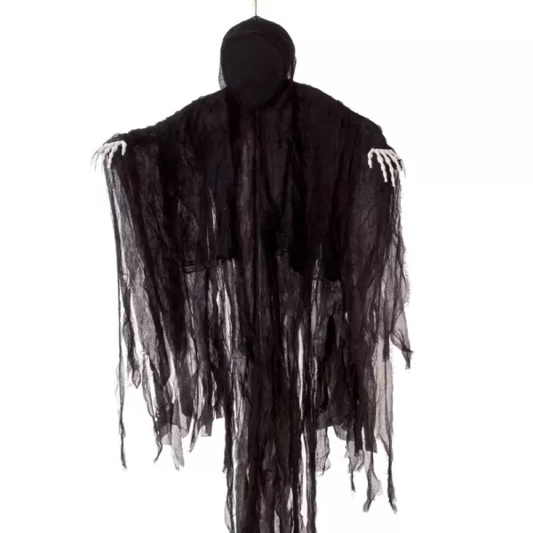 JOYIN 63 Halloween Decorations Outdoor Grim ReaperDark Faceless Hanging Ghost Decor in Black Horror Robe for Halloween Yard Tree Graveyard Hanging Decorations Haunted House Outside DecorBlack