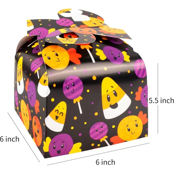 JOYIN Halloween Goodie Gift Boxes with Bow 36 Pcs Halloween TrickorTreat Candy Boxes for Halloween Party Favor Supplies Birthday Party Gift Boxes for Holidays School Events