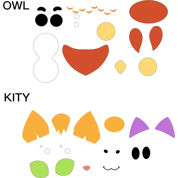 JOYIN 18 Packs Halloween Craft Foam Stickers Arts Activities Party Supplies Kids Party Favors Pumpkin Decorating Kit Jack O Lantern Face Stickers in 6 Designs Pumpkin Decor School Party GamesCute