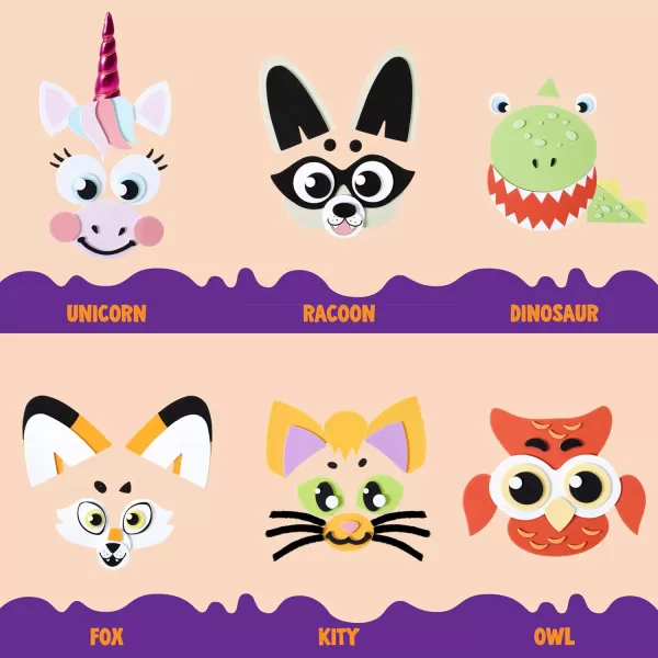 JOYIN 18 Packs Halloween Craft Foam Stickers Arts Activities Party Supplies Kids Party Favors Pumpkin Decorating Kit Jack O Lantern Face Stickers in 6 Designs Pumpkin Decor School Party GamesCute