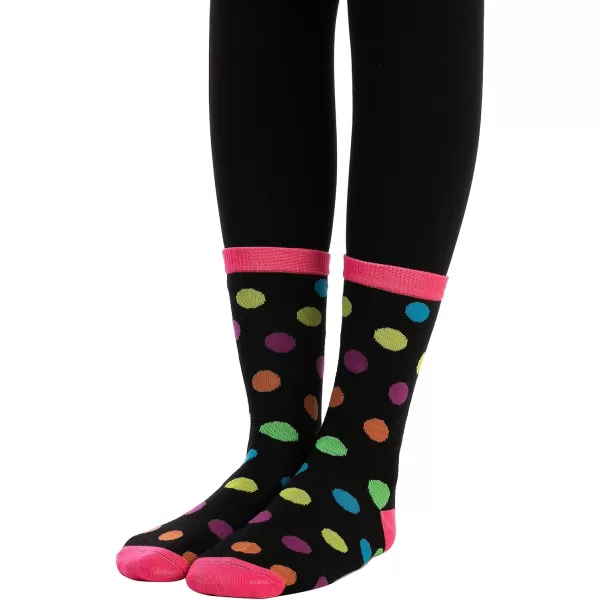 JOYIN 12 Pack Womens Socks Colorful Funky Paint Splash Patterned Crew Socks Funky Paintspalsh ampamp Colorblocks for Christmas Holiday or Birthday Gift