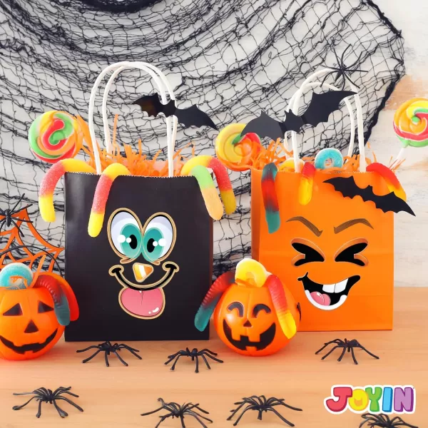 JOYIN 36 PCS Makeaface Sticker Sheets Make Your Own Halloween Characters Mix and Match Sticker Sheets with Vampire Witch Frankenstein Ghost and more Halloween Kids Party Favor Supplies CraftPumpkin Stickers