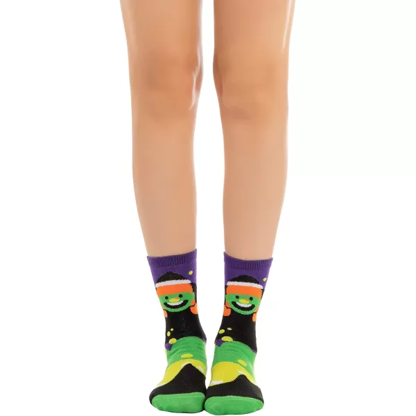 JOYIN 6 Pairs Halloween Socks Fuzzy Fall Socks Novelty Halloween Pumpkin Socks Warm Soft spooky socks