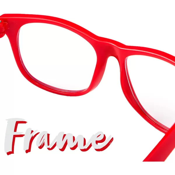 JOYIN Retro Nerd Costume Accessories Glasses with Clear Lenses Nerd Fake Glasses Costume Props for Men Women Costume Party