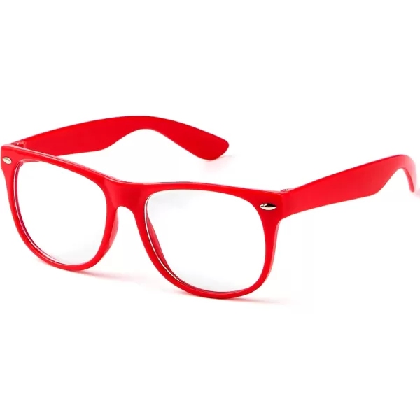 JOYIN Retro Nerd Costume Accessories Glasses with Clear Lenses Nerd Fake Glasses Costume Props for Men Women Costume Party