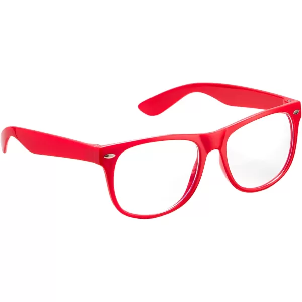 JOYIN Retro Nerd Costume Accessories Glasses with Clear Lenses Nerd Fake Glasses Costume Props for Men Women Costume Party